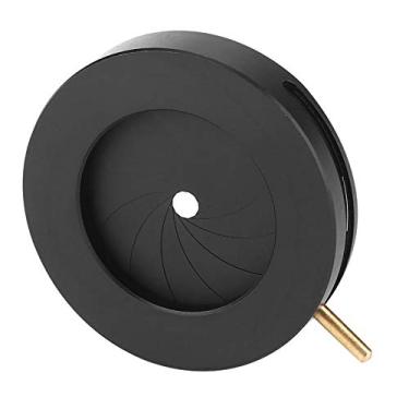 Imagem de AMONIDA Adaptador de íris de Microscópio Diafragma óptico de Lente Ajustável para Microscópio, Abertura de Metal SK25 para Controle de Transmissão, Design Prático para Desempenho Estável, 1 X