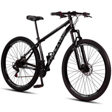 Imagem de Bicicleta Aro 29 Aço Carbono HighLevel Freios Disco Suspensão 21v-Unissex