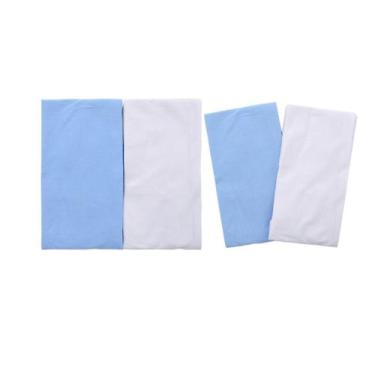 Imagem de Fronha Para Bebê Malha Para Travesseiro Kit com 4 Unidades Menino 100%