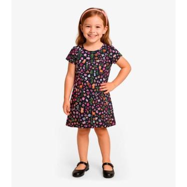 Imagem de Vestido Menina Infantil Select Azul, 8, Azul