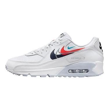 Imagem de Nike Tênis masculino Air Max 90, Branco, preto, vermelho, azul, 42 BR