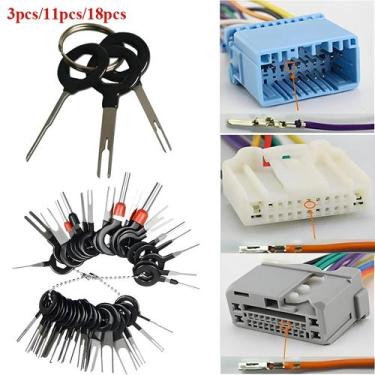 Imagem de Kit De Ferramentas Para Reparo Automotivo: Extrator De Conectores De C