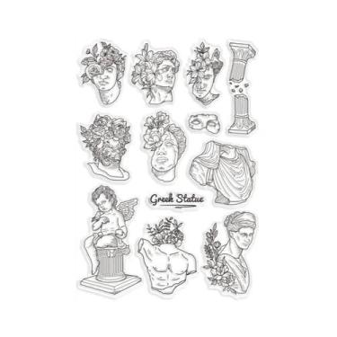 Imagem de Carimbos Transparentes De Silicone Lovely Cat 8.3x5.8in Para Criação D