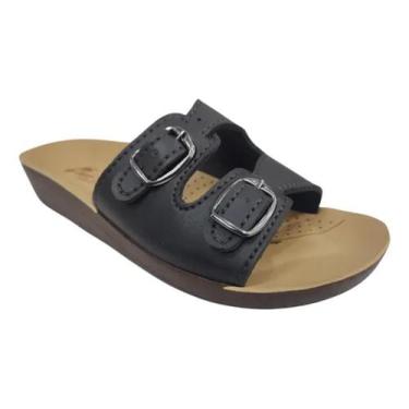 Imagem de Chinelo Papete Feet-Life Doctor Light Ortopédico 2 Fivelas Puro Confor