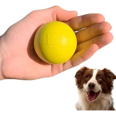 Imagem de Brinquedo Cachorro Bolinha Maciça Atóxica Resistente Anti Stress Bola 
