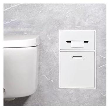 Imagem de Nicho de chuveiro de aço inoxidável – Prateleira de armazenamento de banheiro à prova d'água para artigos de higiene pessoal, xampu e papel higiênico, prateleira de nicho embutida, design moderno