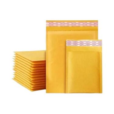 Imagem de Envelopes De Papel Kraft Com Bolhas, Sacos Almofadados 10-20PCS/Lote, 