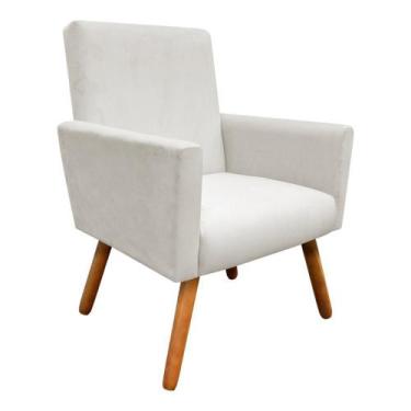 Imagem de Poltrona Decorativa Nina Peach Bege - D'Rossi