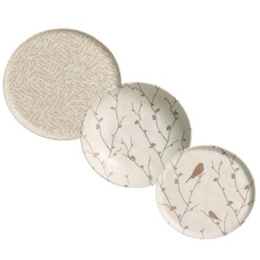 Imagem de Jogo De Pratos 18 Peças Bio Luar Porto Brasil