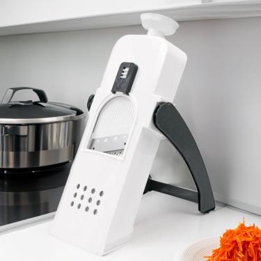 Imagem de Cortador Fatiador De Legumes Verduras Frutas Mandoline Cinza