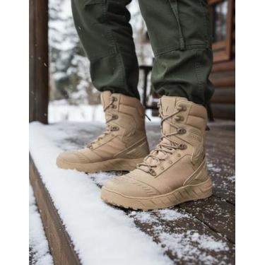 Imagem de Coturno Masculino Couro Cano Alto Biqueira Trilha Moto - Loja Naturist