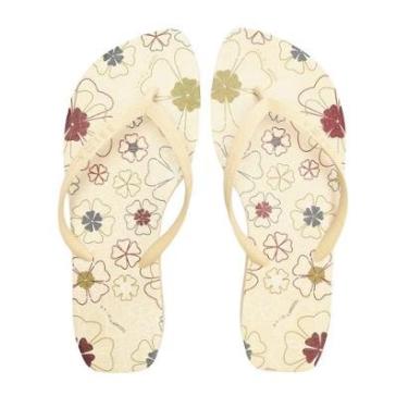 Imagem de Chinelo Feminino de Dedo Flores Flash Arezzo Brizza-Feminino
