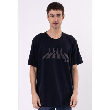 Imagem de Camiseta The Beatles Abbey Road White - Piticas, G, Preto