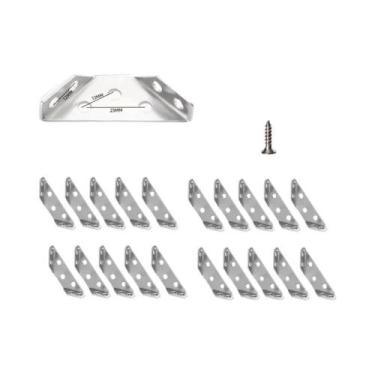 Imagem de Suportes De Canto Em Aço Inoxidável, Ângulo Reto De 90 Graus, Conector