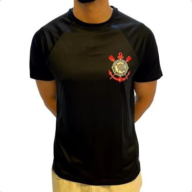 Imagem de Camiseta Coimbra Corinthians Fitness Raglan Rec Laterais Dry Masculina-Masculino