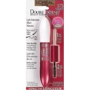 Imagem de Mascara cilios Lóreal Paris Double Extend Beauty Tubes 0,33 floz Black