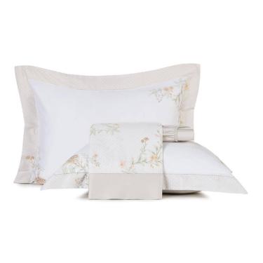 Imagem de Jogo De Cama Queen Altenburg Cetim 300 Fios Floraline