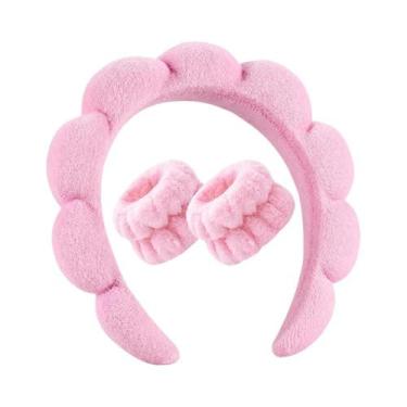 Imagem de Conjunto De Acessórios De Maquiagem Femininos 3/7 Peças: Faixa De Cabe