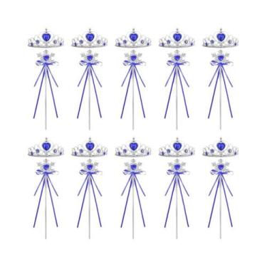 Imagem de Conjunto De Varinha Mágica E Coroa De Diamante Para Meninas, Fantasia 