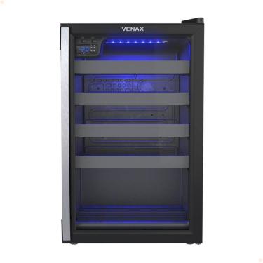 Imagem de Expositora Champanheira Venax 100L Preto Fosco 127V 27522