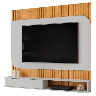 Imagem de Painel Tv 65 Pol 150cm Bancada Suspensa James D04 Cedro-bali - Mpozenato