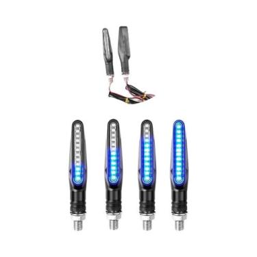 Imagem de Luz Traseira LED Para Motocicleta Com Função De Freio, Pisca-Pisca, In