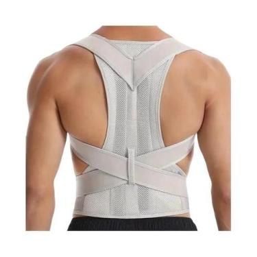 Imagem de Corset Ajustável Unissex Para Correção De Postura, Suporte Lombar Resp