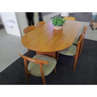 Imagem de Sala De Jantar Tampo Oval 6 Cadeiras Hórus Requinte Salas