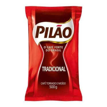 Imagem de Café Em Pó Torrado E Moído Tradicional Pilão Pacote 500g