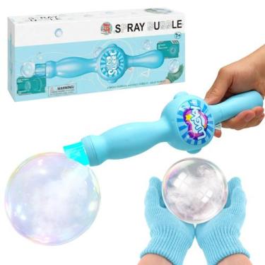 Imagem de Super Máquina de Bolhas Mágica Resistente para Segurar na Mão Infantil
