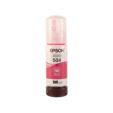 Imagem de Epson Tinta Original Amarelo T504 para EcoTank L4150/4160, Magenta, 70