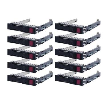 Imagem de Bandeja de disco rígido Caddy 2.5 SSD Caddy, pacote com 10 unidades pa