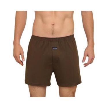 Imagem de Cuecas Boxer Masculinas De Algodão Respirável Com Cintura Alta, Ajuste