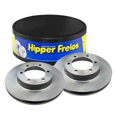 Imagem de Par Disco Freio Dianteiro Hilux Sw4 2.8 Até 2023 6 Furos - HIPPER FREI