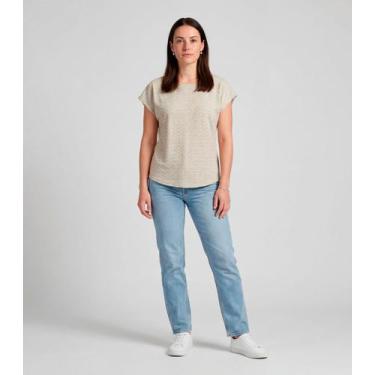 Imagem de Blusa Feminina Básica Infinita Cor Bege, GG, Bege