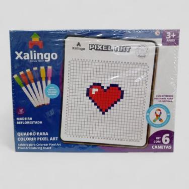 Imagem de Quadro para Colorir Pixel Art - Xalingo