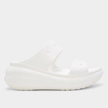 Imagem de Sandália Crocs Crush Iridescent, Branco, 38