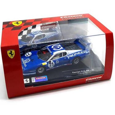 Imagem de Carro Autorama Carrera Ferrari 512 BB LM C.Pozzi Nº 71  1/32