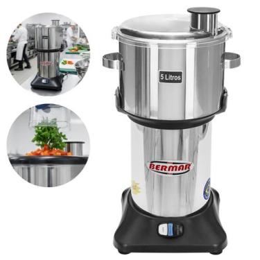 Imagem de Processador De Alimetos Cutter 5 Litros BM 182 Inox Bermar, Bivolt