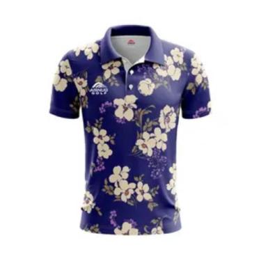 Imagem de Camisa florida - SamiraSports, Roxo, M