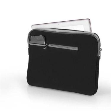 Imagem de Case Neoprene Para Notebook Até 15,6 Polegadas - Preto e Cinza - MULTI