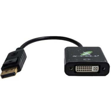 Imagem de Cabo Adaptador Displayport (Macho) e DVI (Fêmea) - X-CELL