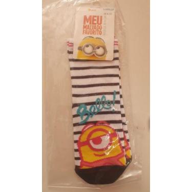 Imagem de Meia Infantil Cano Médio Minions Puket