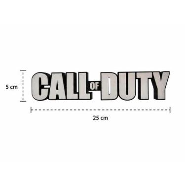 Imagem de Placa Decorativa Call of Duty 25 cm x 5 cm - Impressao 3D