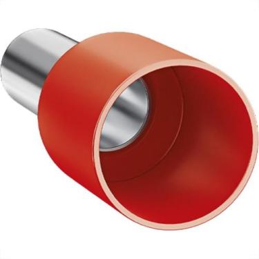 Imagem de Terminal Tubular Ilhos Isolado Simples Sforplast 10,0Mm Comprimento 12