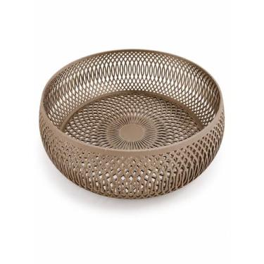 Imagem de Cesto Porta Objetos Organizador de Mesa Decorativo e Porta Treco Moder