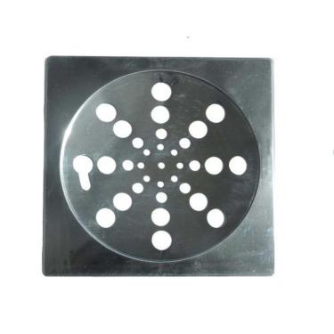 Imagem de Grelha para Churrasco Grelha Inox Quadrada 15x15cm Alta Durabilidade Multiuso para Casa Camping Praia Overtime
