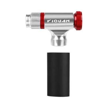 Imagem de Bomba De Ar Mini Para Bicicleta Em Liga De Alumínio CO2 - Ferramenta E