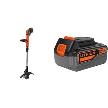 Imagem de Aparador de grama BLACK+DECKER LST522 20V 12" 2 velocidades a bateria,