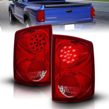 Imagem de Conjunto de lanterna traseira AmeriLite para Dodge Dakota 2005-2011 LE